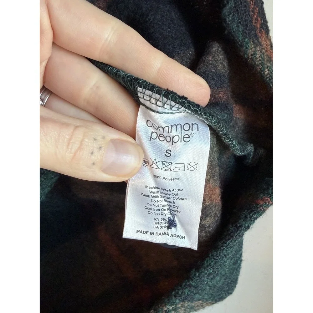 Common People Harry Shacket S NWT Plaid Chore Coat Heritage Cabin Jacket UK